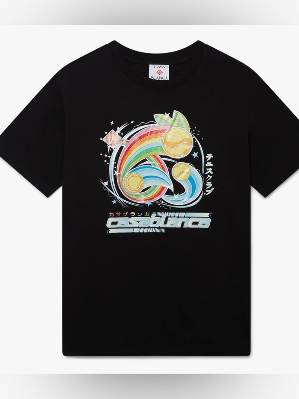 Casablanca Manga Tennis Ball Short Sleeve Tshirt Nwt